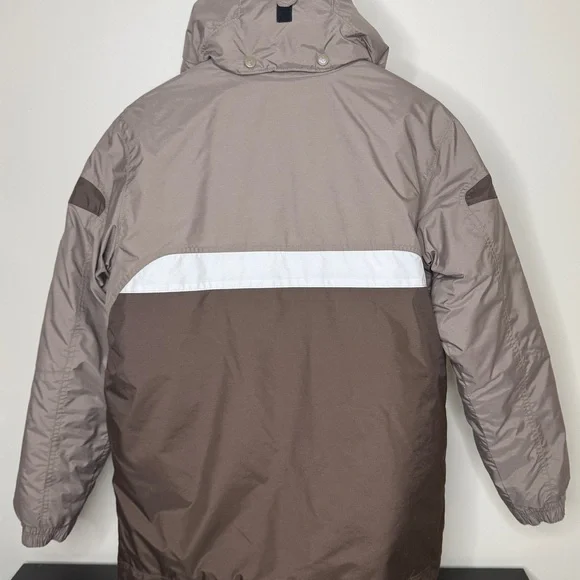 Columbia Brown and Gray Hooded Youth 18-20 Jacket - Picture 3 of 16